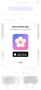Sakura AI mobile